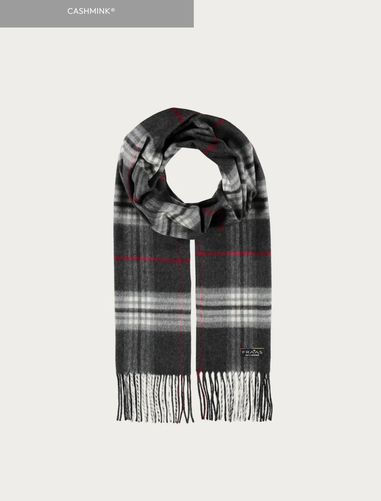 Cashmink Plaid Check Scarf