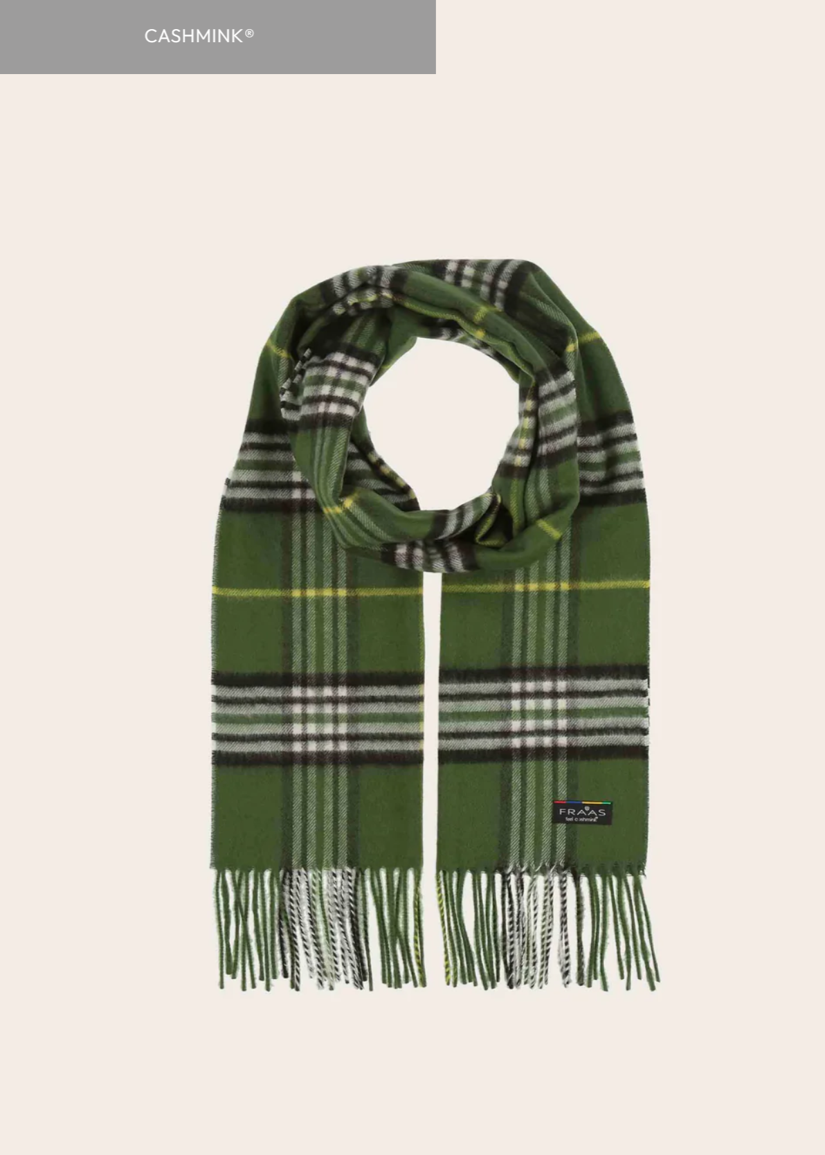 Cashmink Plaid Check Scarf