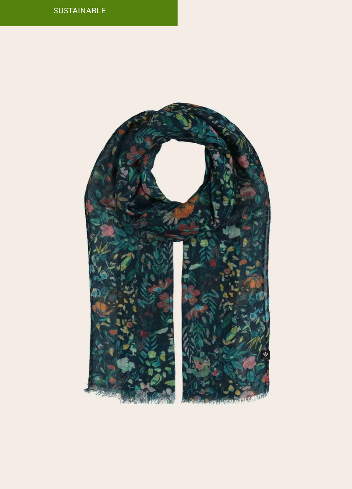 Delicate Flowers Design Scarf