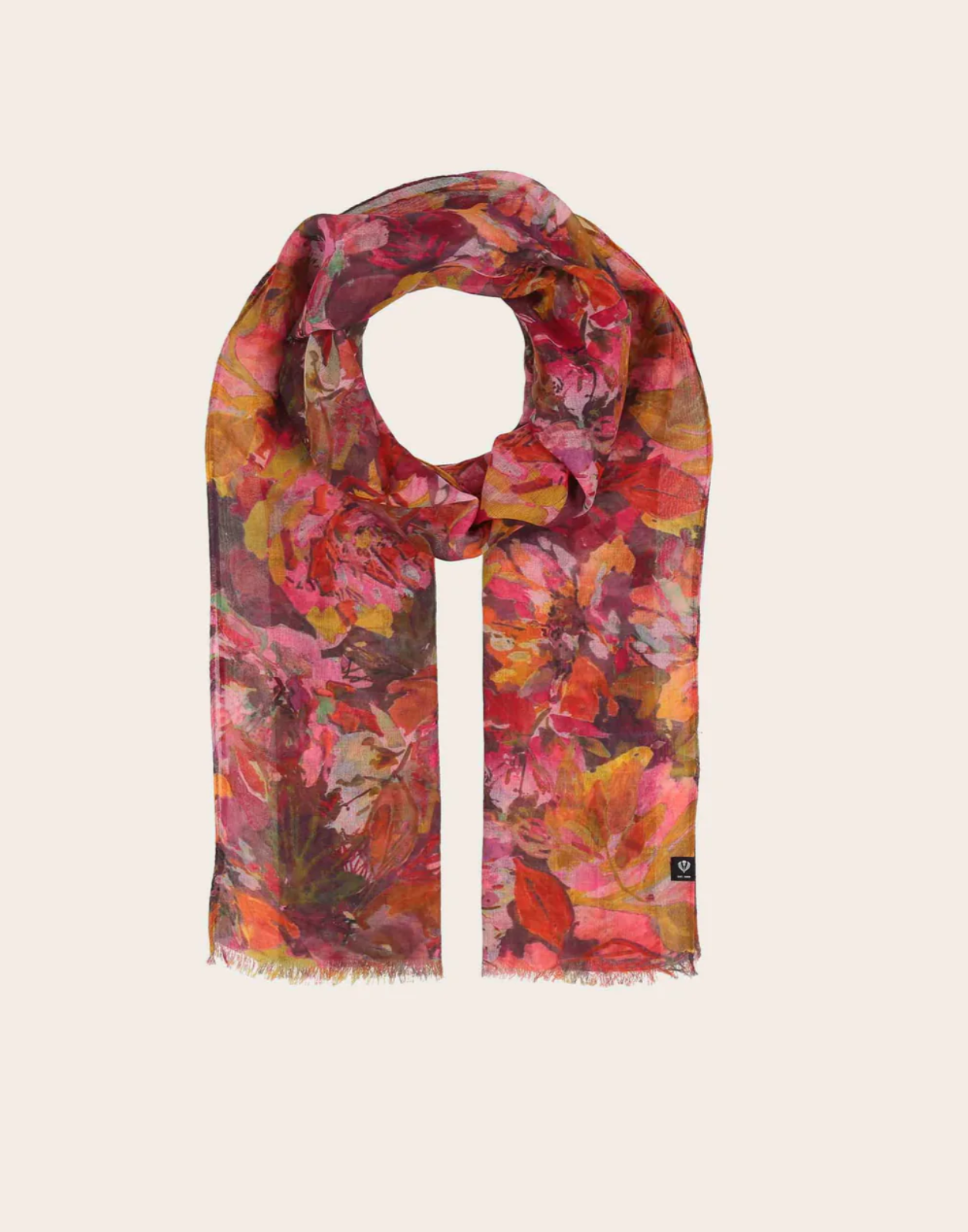 Floral Print Scarf