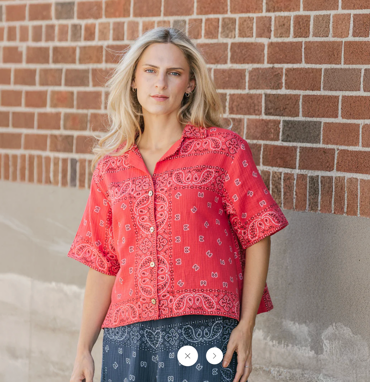 Marisol Shirt Red