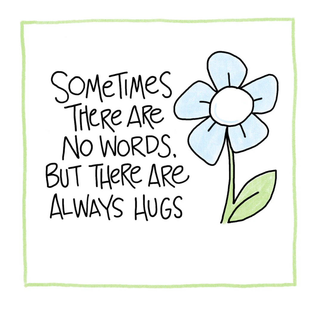 No Words- Greeting Card