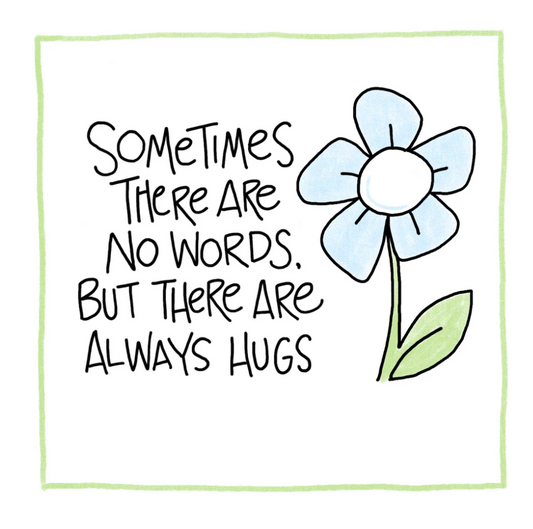 No Words- Greeting Card