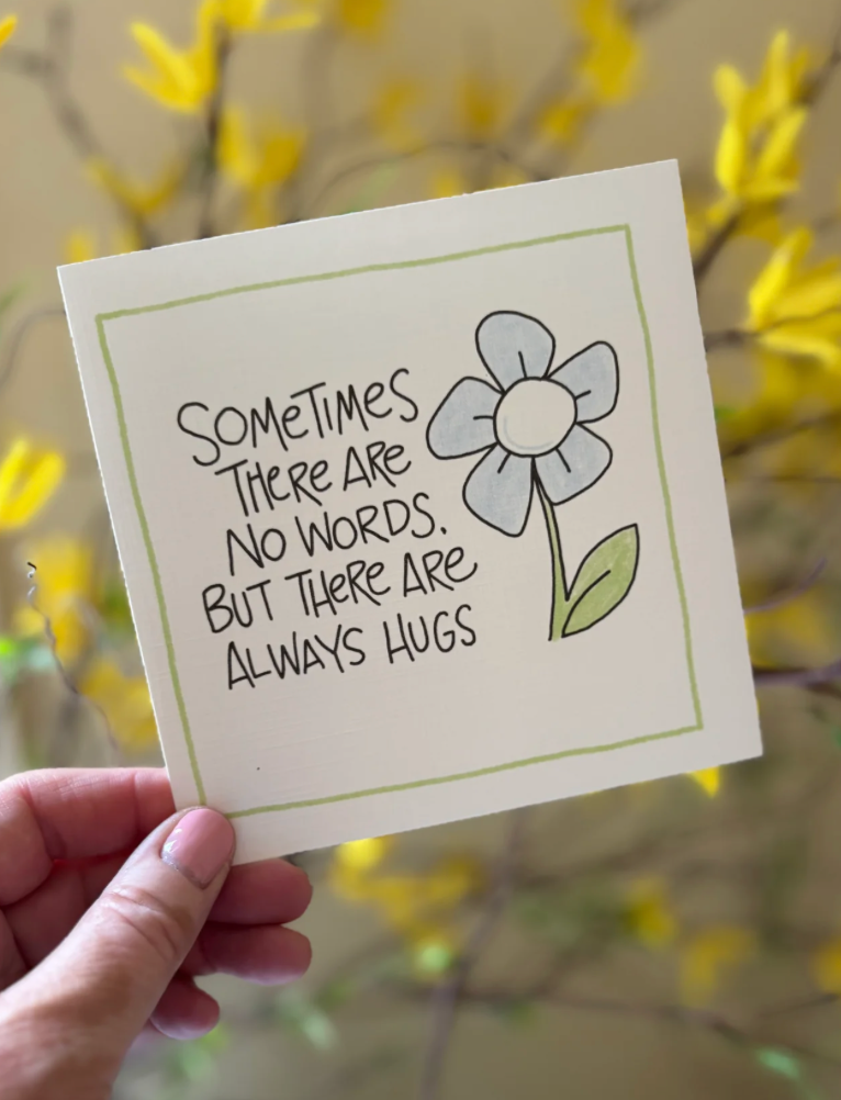 No Words- Greeting Card