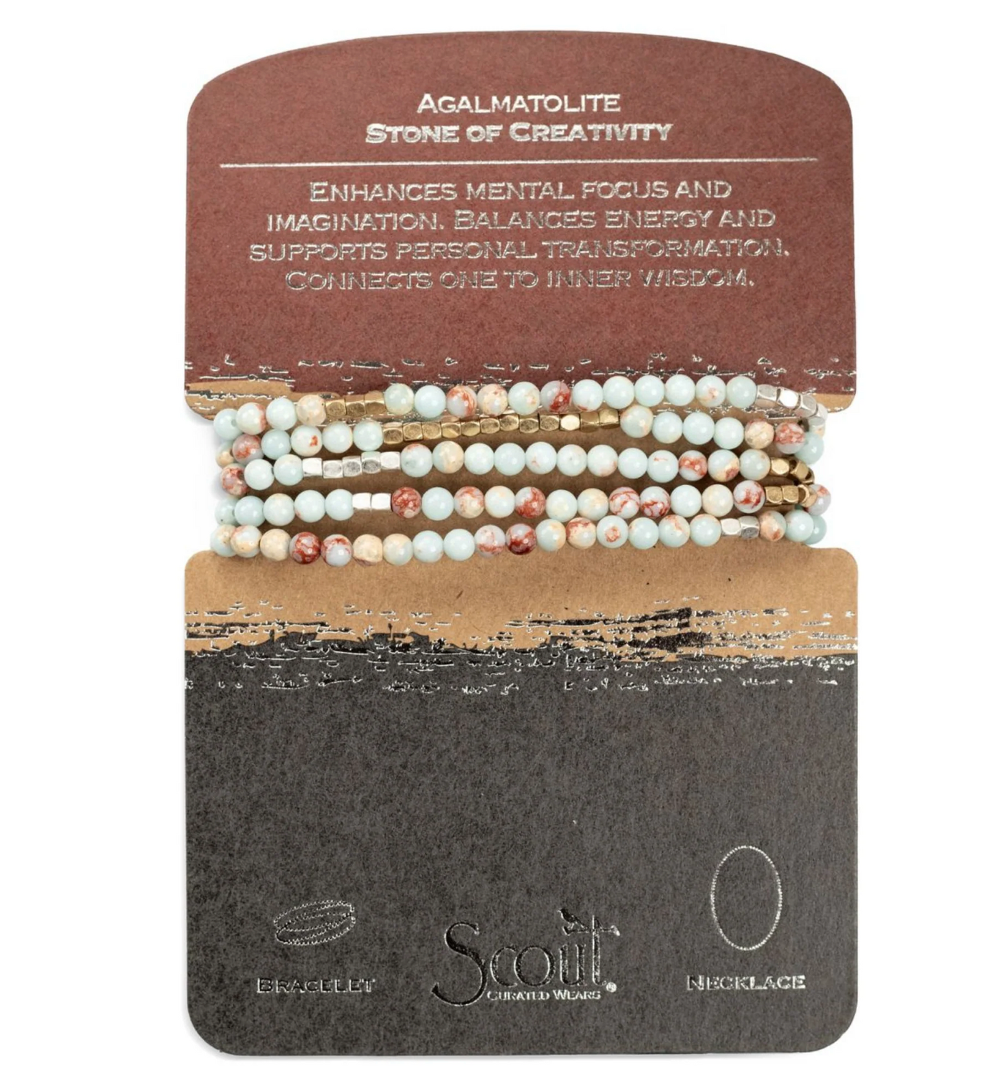 Stone Wrap Bracelet /Stone of Creativity