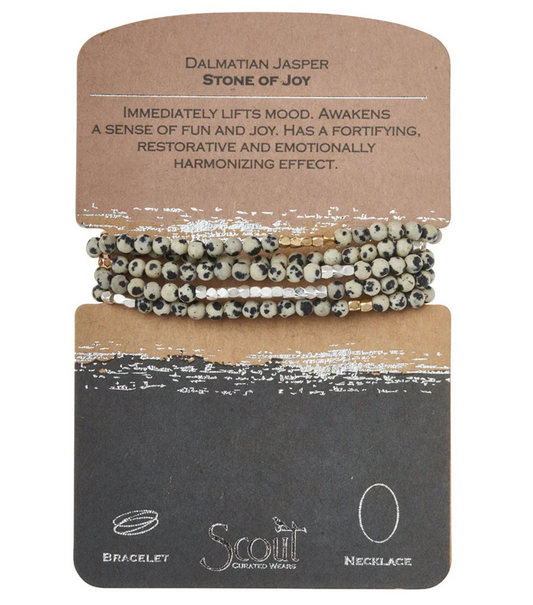 Stone Wrap Bracelet /Stone of Joy