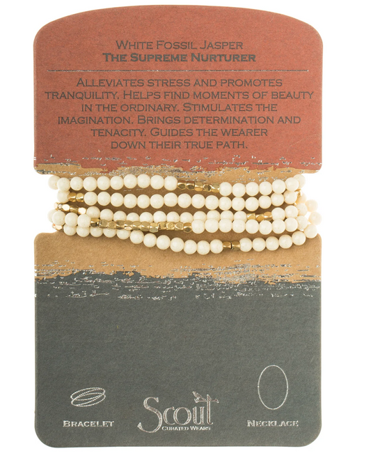 Stone Wrap Bracelet /Stone of Supreme Nurturer
