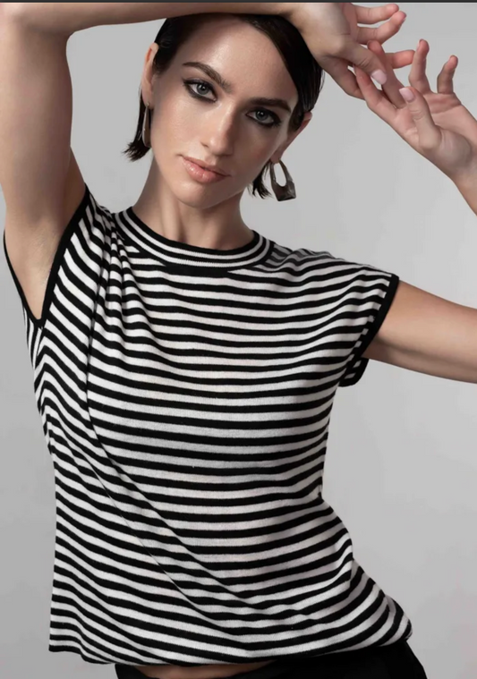 Short Sleeve Knit Top