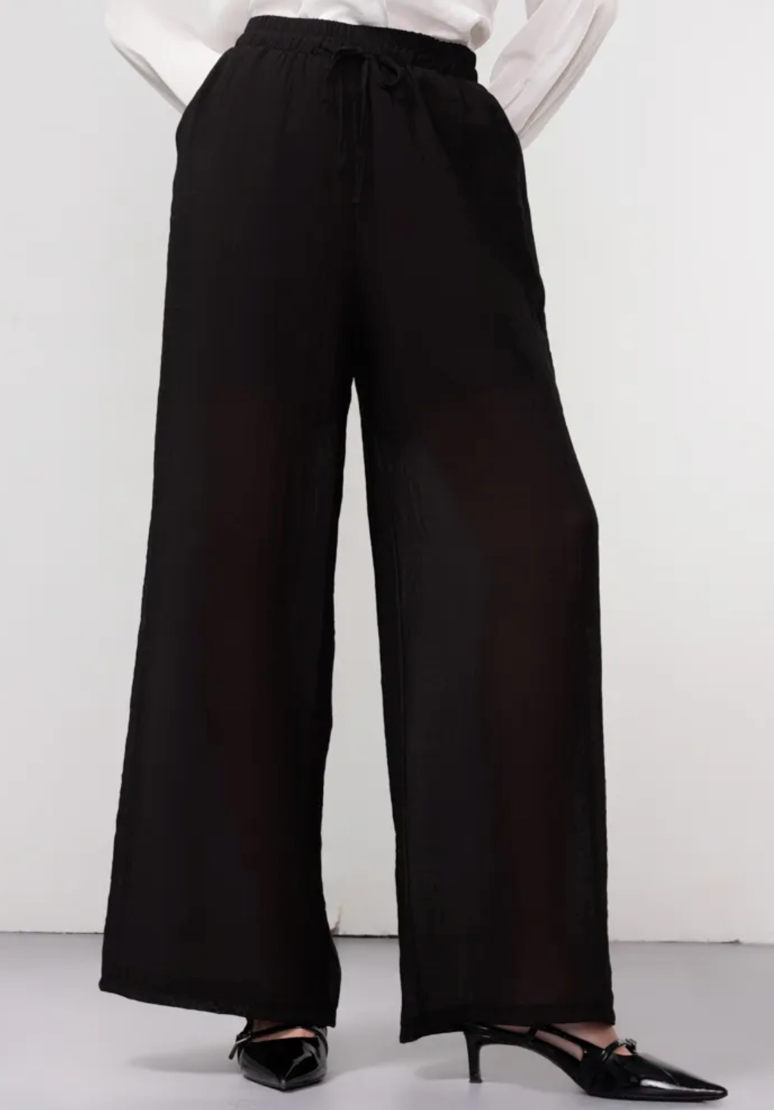 Sheer Leg Pants