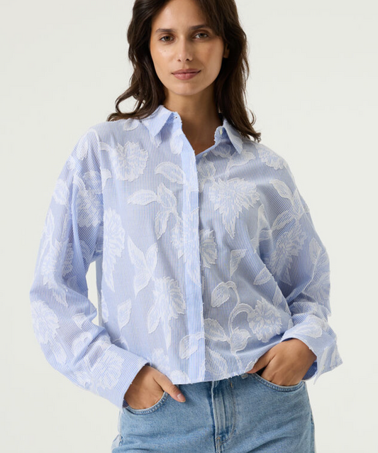Striped Blouse Printed Top
