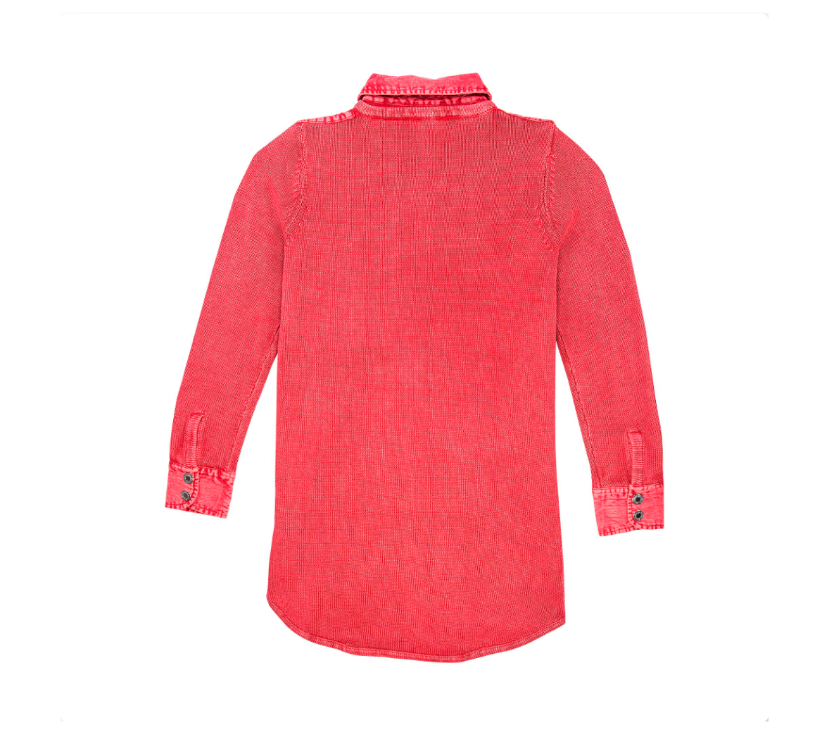 Denim Tunic Cardigan