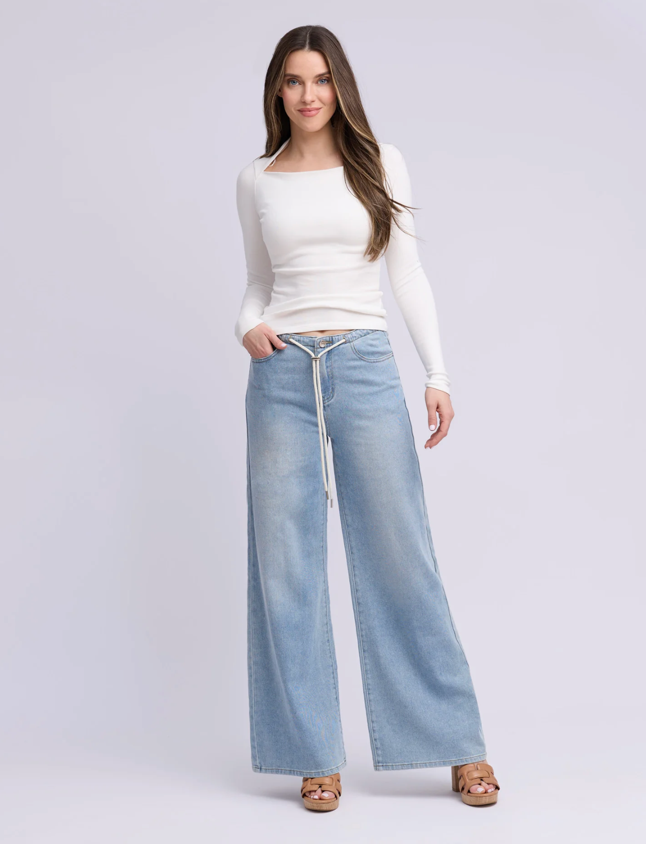 Rihanna Lily Wide Leg Jeans