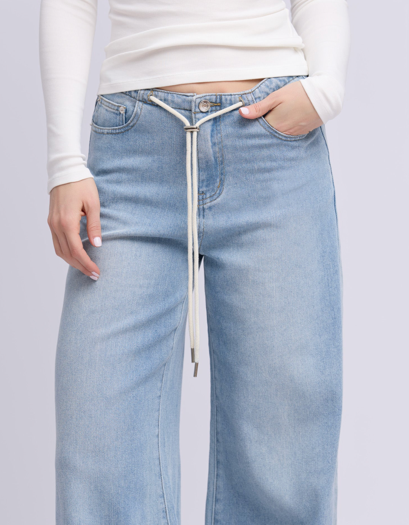 Rihanna Lily Wide Leg Jeans