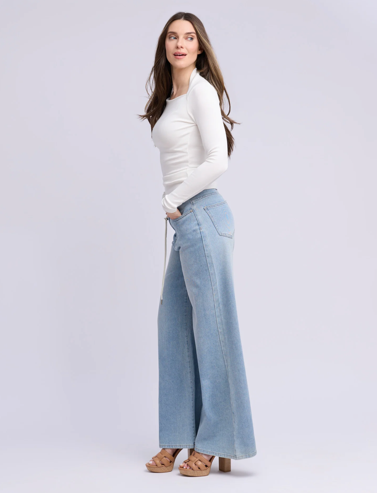 Rihanna Lily Wide Leg Jeans