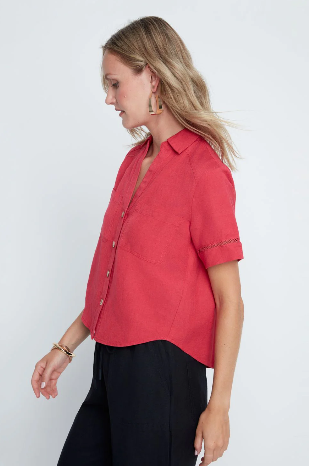 Linen Blend Top