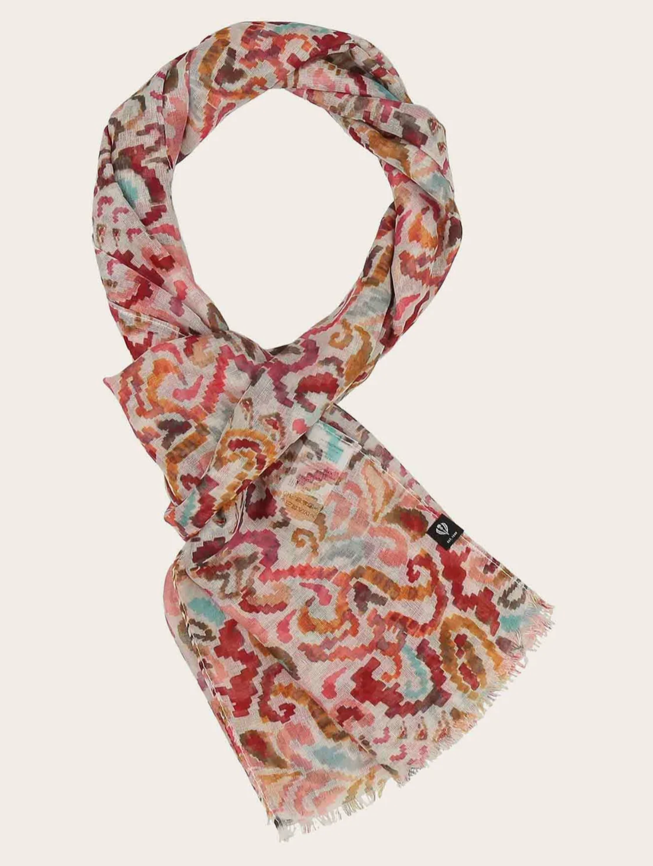 Abstract Paisley Scarf