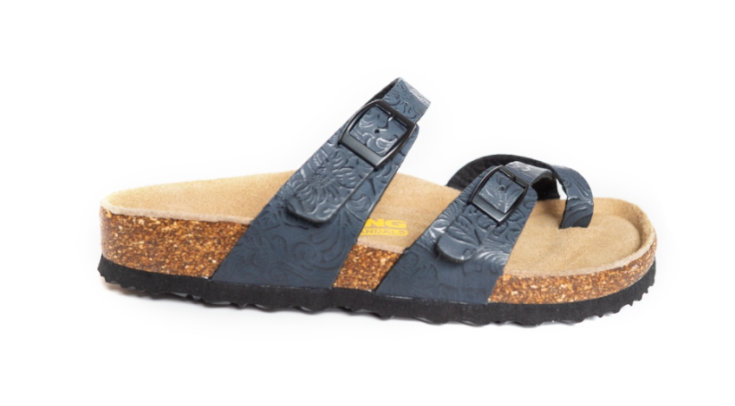 Tofino Blue Floral Sandal