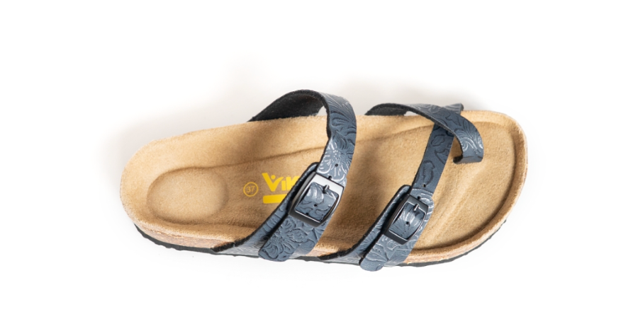 Tofino Blue Floral Sandal