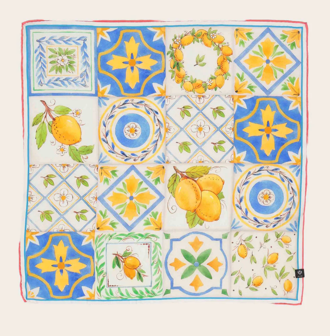 Silk Lemon Scarf