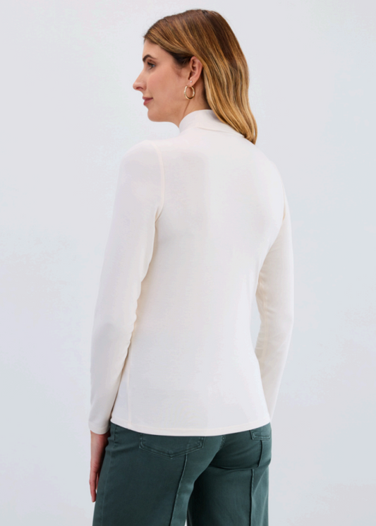 Long Sleeve Mock Neck Top