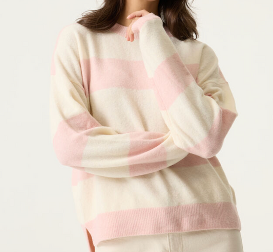 Pink Stripe Sweater