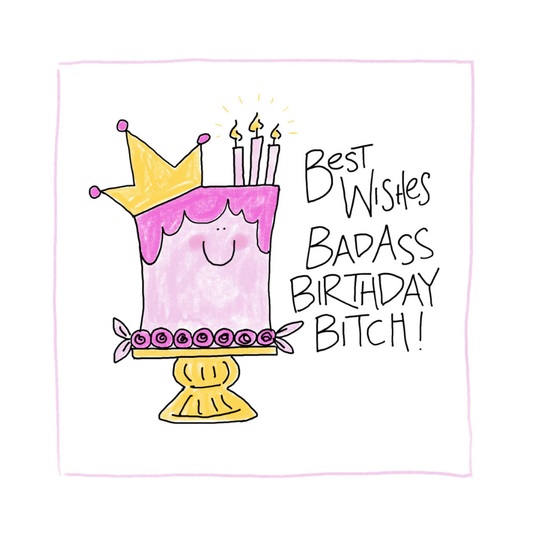 Badass Birthday - Greeting Card