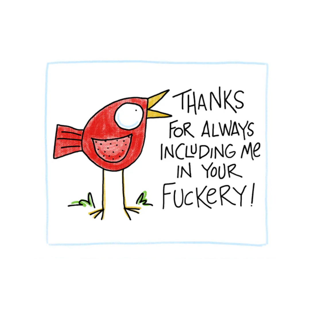 Fuckery - Bottle Greeting Card