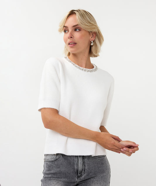 Fancy Neck Sweater