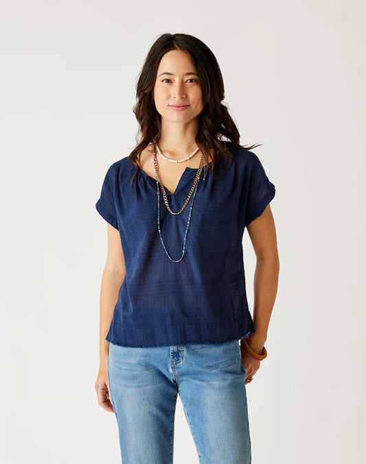 James Textured Top