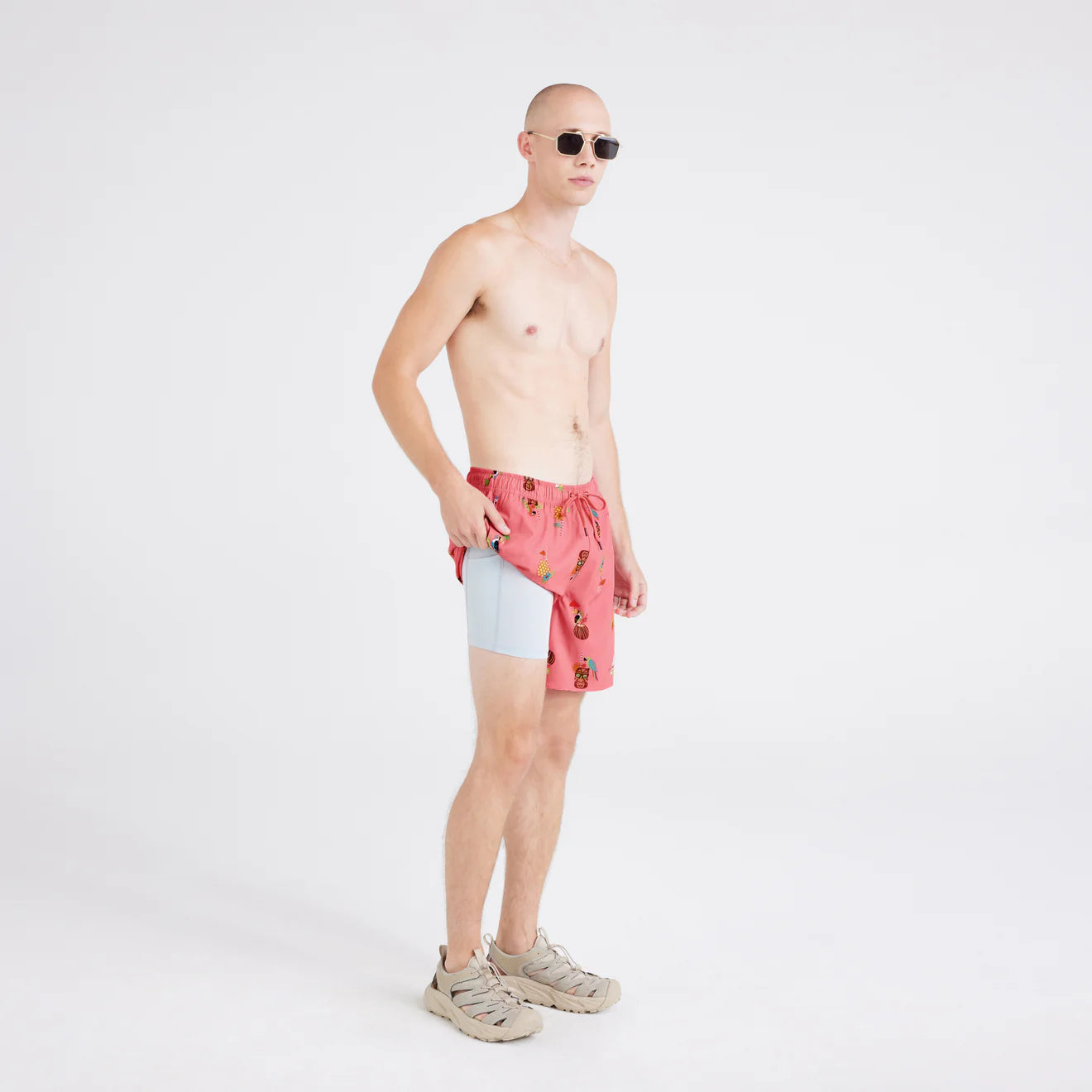 Oh Bouy 2N1 Volley 7" Swim Short