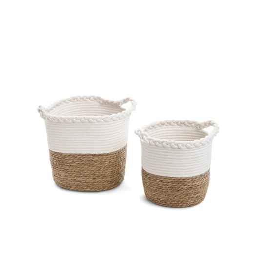 Braided Baskets | Set of 2