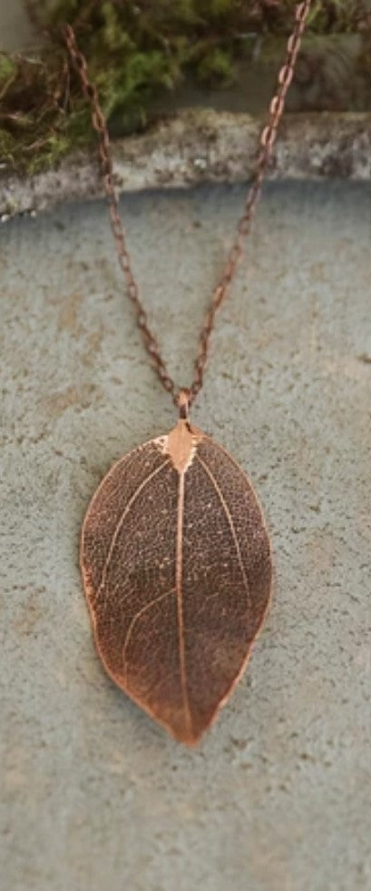 Botanical Leaf Necklace.