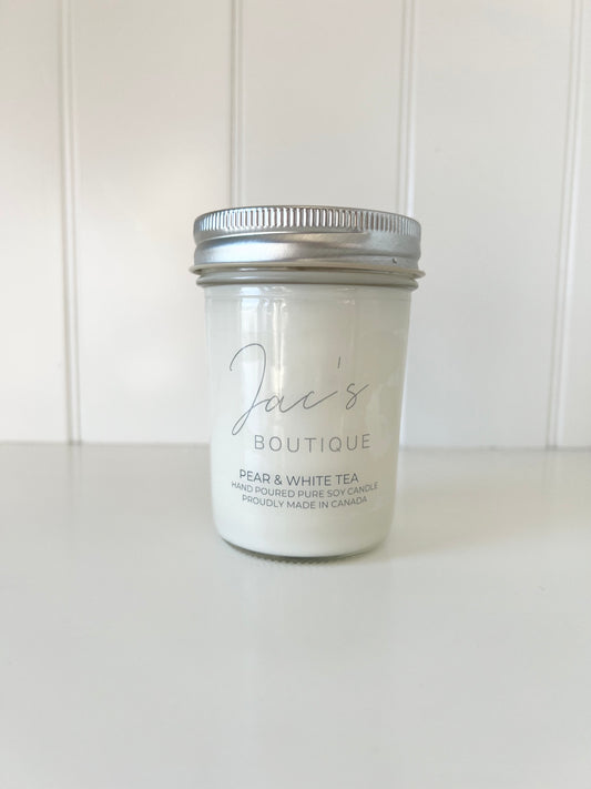 Pear & White Tea Candle