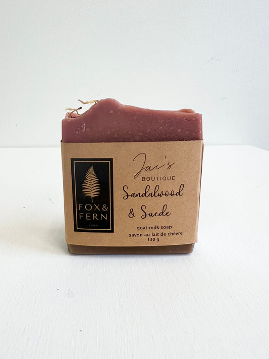 Sandalwood & Suede Soap - Fox & Fern x Jac’s Collaboration